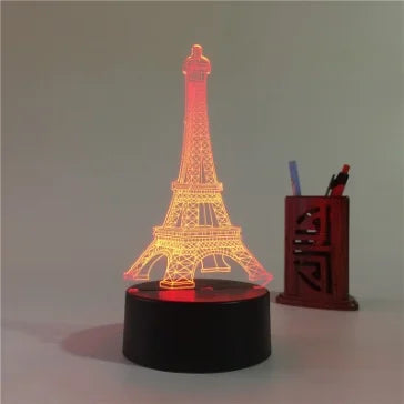 Customizable LED 3D Illusion Anime Acrylic Table Lamp - Creative Night Light for Kids' Home Decor