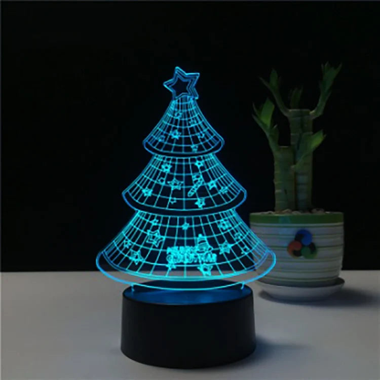 Customizable LED 3D Illusion Anime Acrylic Table Lamp - Creative Night Light for Kids' Home Decor