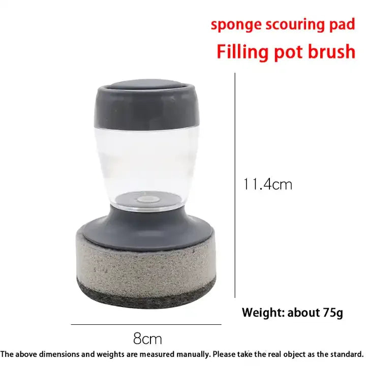 Automatic Liquid Dispenser Cleaner Palm Sponge