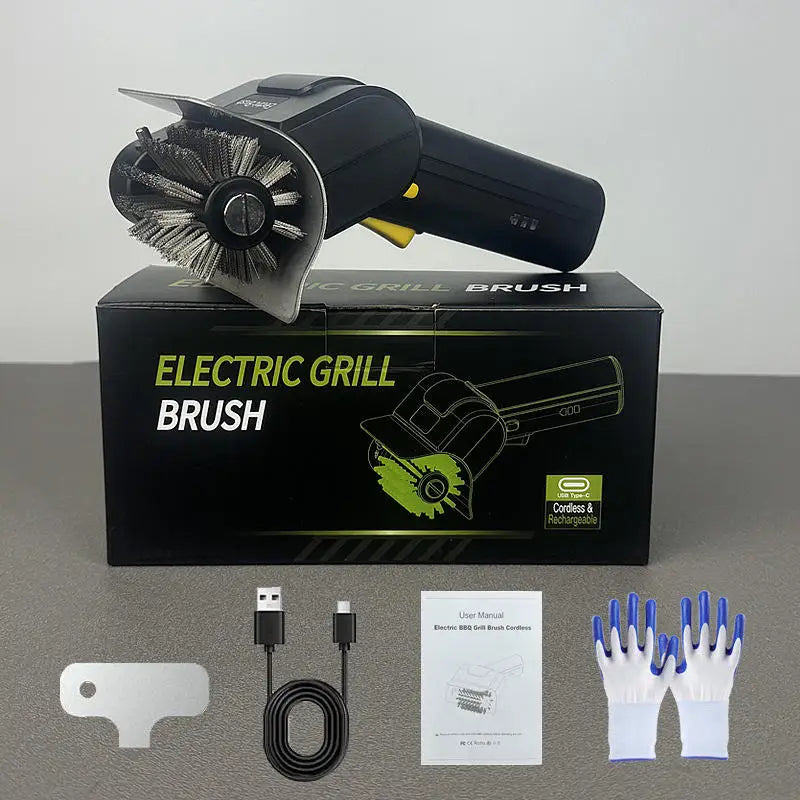 Electric Grill Brush Cordless BBQ LED